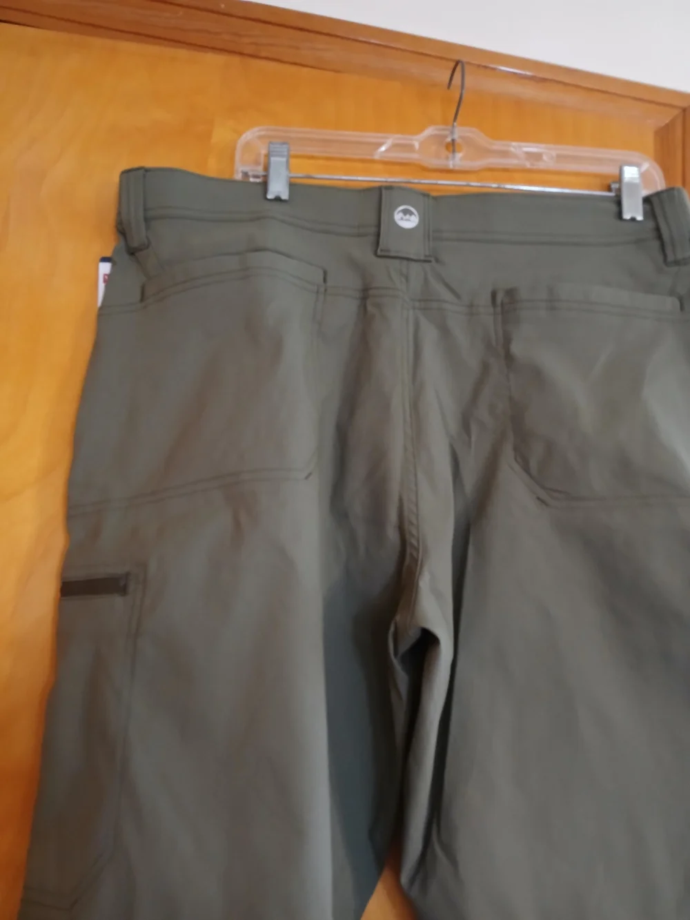 Wrangler Outdoor Olive Cargo Shorts - Picture 5 of 5